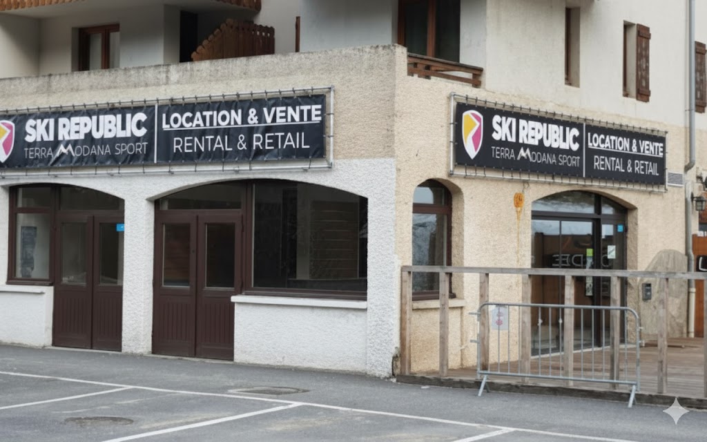 Skiverleih Ski Republic Terra Modana Sport Valfréjus.