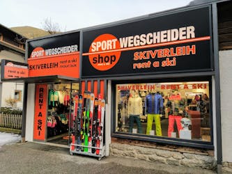Image du magasin de location de ski Sport Wegscheider Mayrhofen.