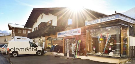 Image of Ski Rental Element3 Sports Hauptgeschäft Kitzbühel.