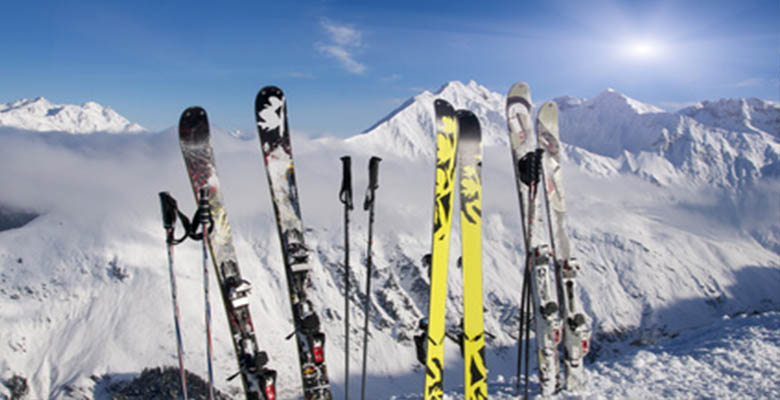 Ski und Helm Lager von Skiverleih Mösern-Seefeld.