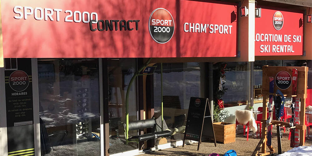 The outside of Ski Rental Cham'Sport Chamonix - Mummery Le Paradis.