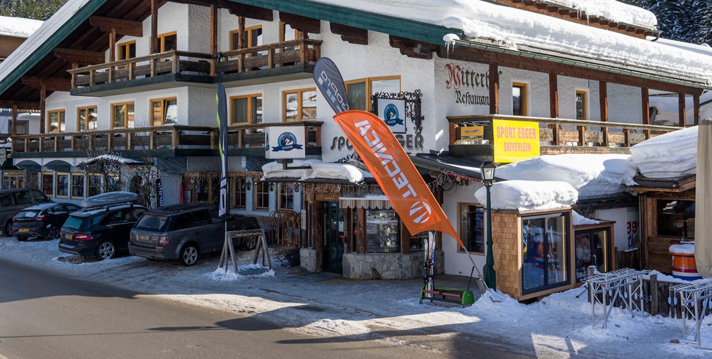 De buitenkant van Skiverhuur Sport Egger Gerlos.