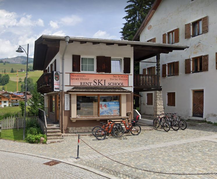 Das Geschäft von Skiverleih Sport-Heinz San Vigilio.