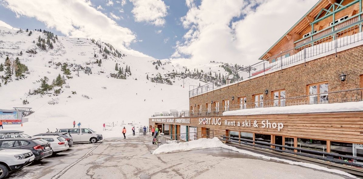 Skiverleih Shop von Sport Jug Jägeralpe Skiverleih.