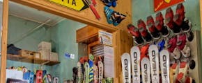 Picture of the inside of Ski Rental Pircher Sport Chiesa in Valmalenco shop.