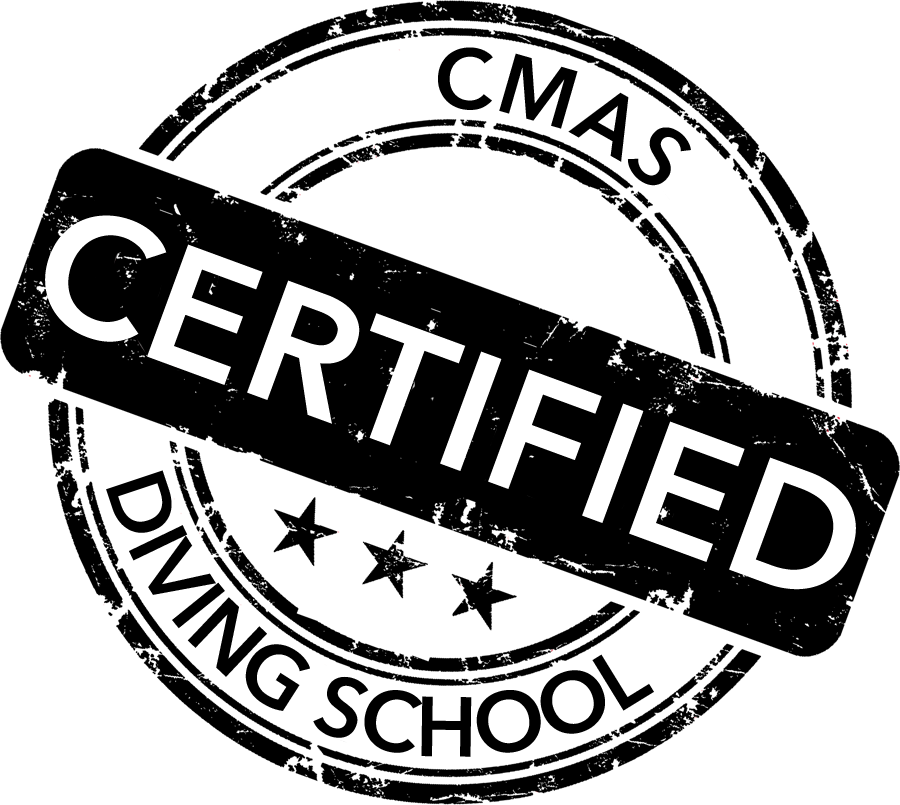 Certified CMAS diving school
